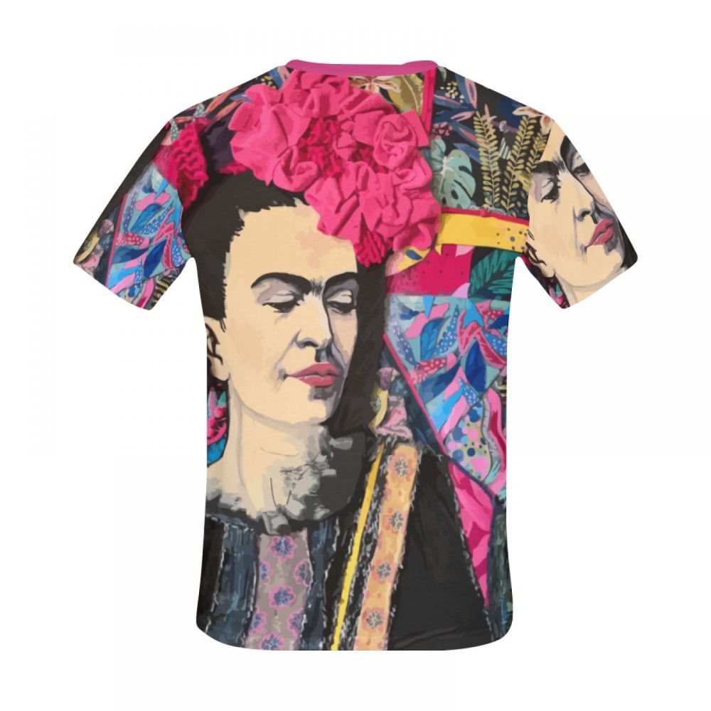 Vyriški Personažas Artas Frida Kahlo Trumpi Marškinėliai