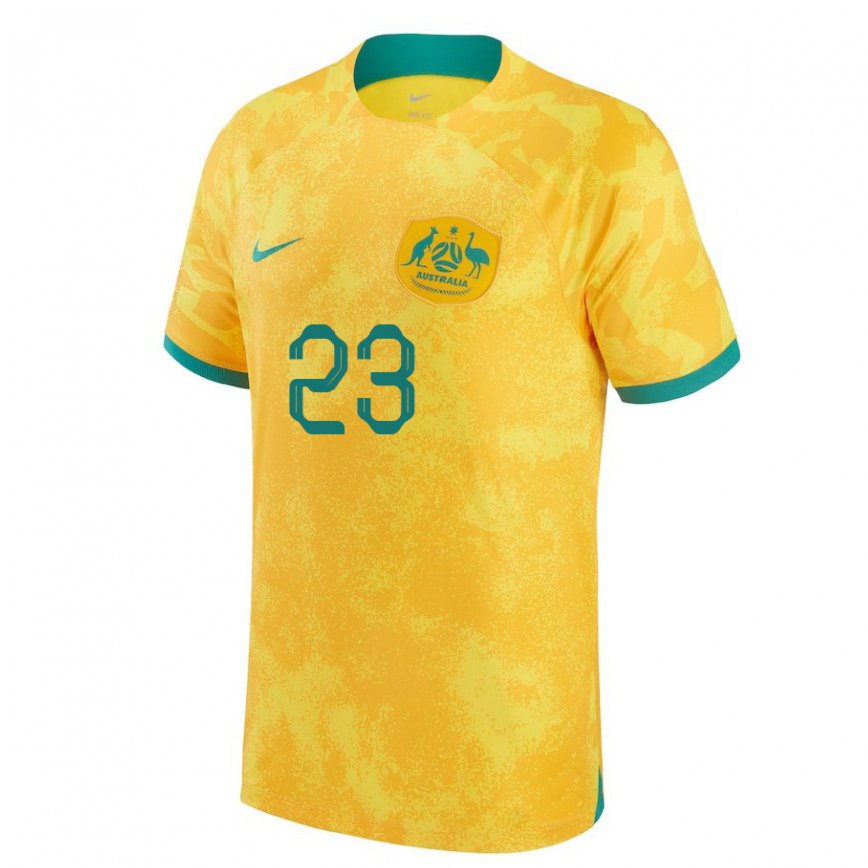 Vaikiškas Australijos Tom Rogic #23 Auksinis Namų Marškinėliai 22-24 T-shirt