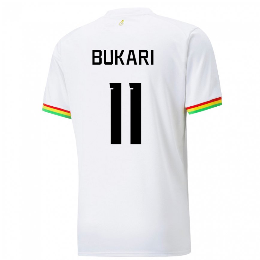 Vaikiškas Ganos Osman Bukari #11 Baltas Namų Marškinėliai 22-24 T-shirt