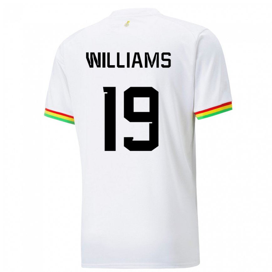 Vaikiškas Ganos Inaki Williams #19 Baltas Namų Marškinėliai 22-24 T-shirt