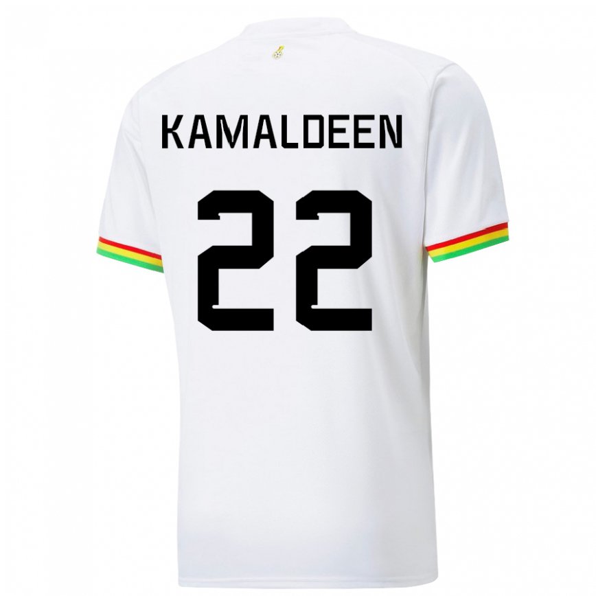 Vaikiškas Ganos Kamaldeen Sulemana #22 Baltas Namų Marškinėliai 22-24 T-shirt