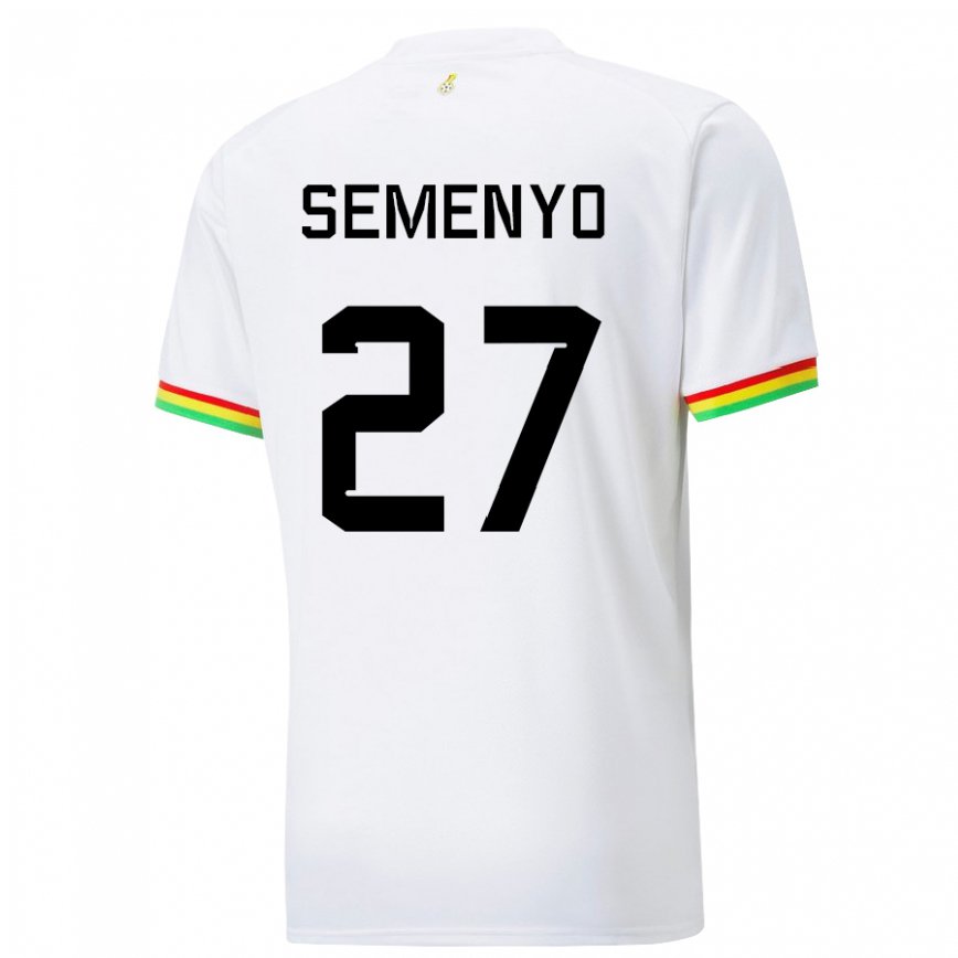 Vaikiškas Ganos Antoine Semenyo #27 Baltas Namų Marškinėliai 22-24 T-shirt