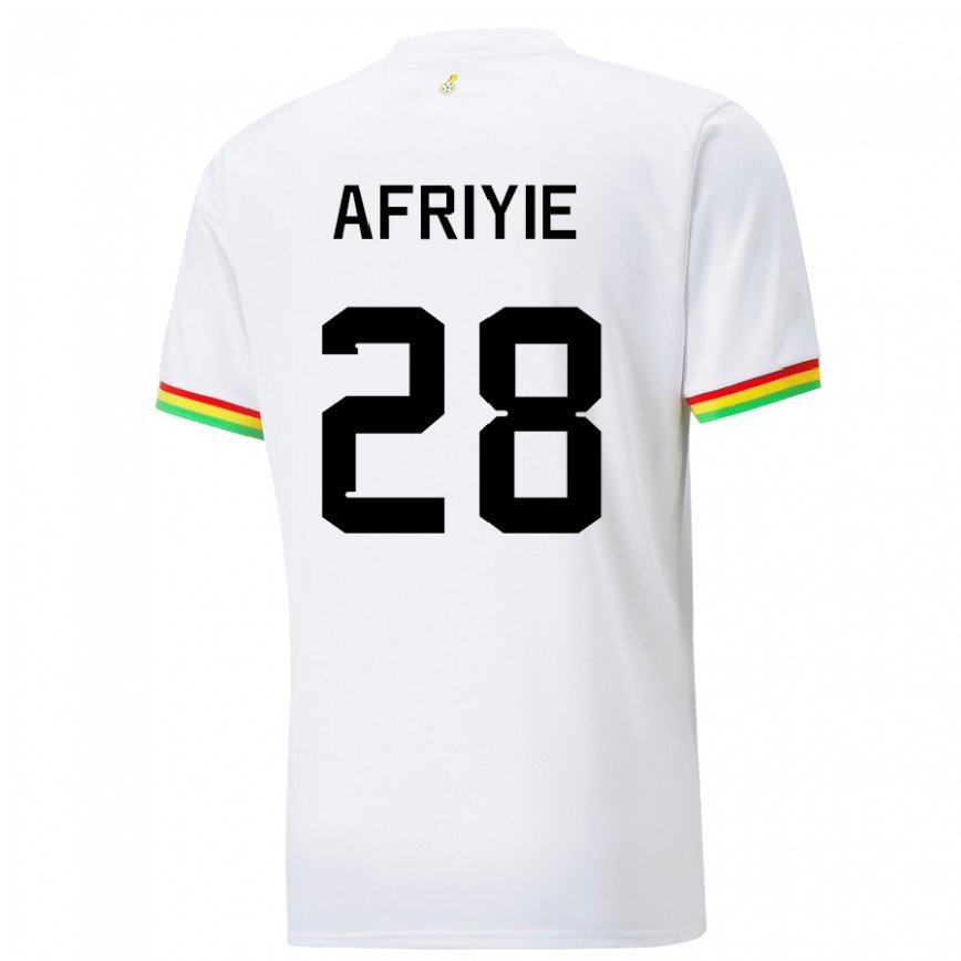 Vaikiškas Ganos Daniel Afriyie #28 Baltas Namų Marškinėliai 22-24 T-shirt