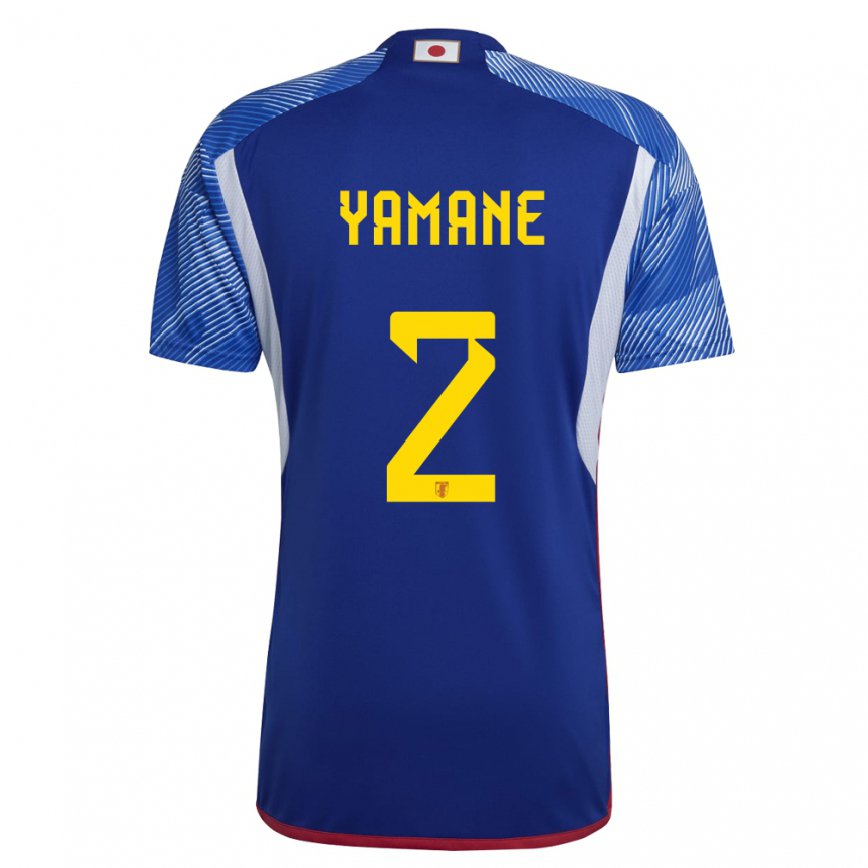 Vaikiškas Japonijos Miki Yamane #2 Karališkai Mėlyna Namų Marškinėliai 22-24 T-shirt