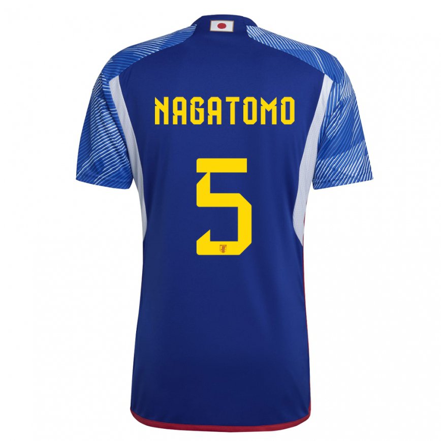 Vaikiškas Japonijos Yuto Nagatomo #5 Karališkai Mėlyna Namų Marškinėliai 22-24 T-shirt