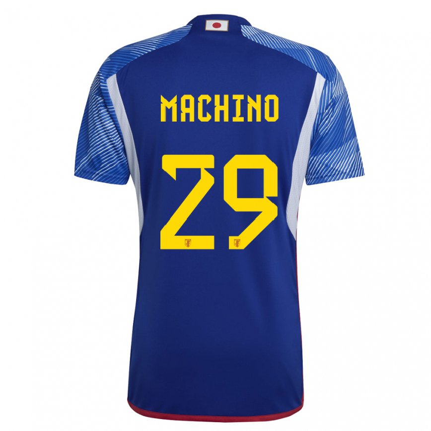 Vaikiškas Japonijos Shuto Machino #29 Karališkai Mėlyna Namų Marškinėliai 22-24 T-shirt