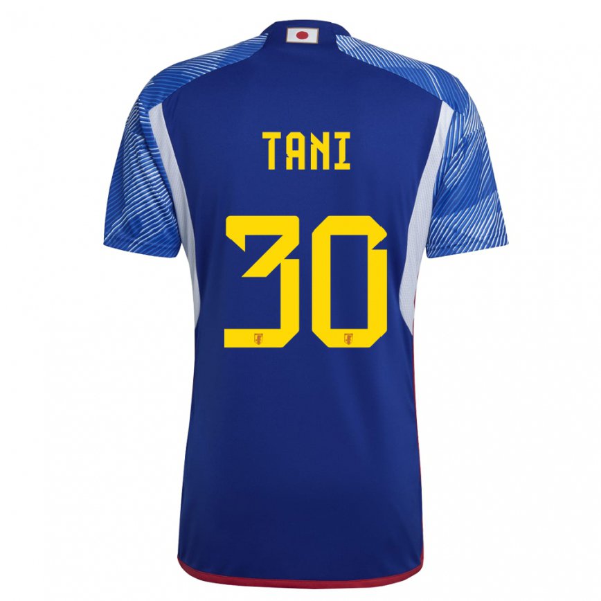 Vaikiškas Japonijos Kosei Tani #30 Karališkai Mėlyna Namų Marškinėliai 22-24 T-shirt