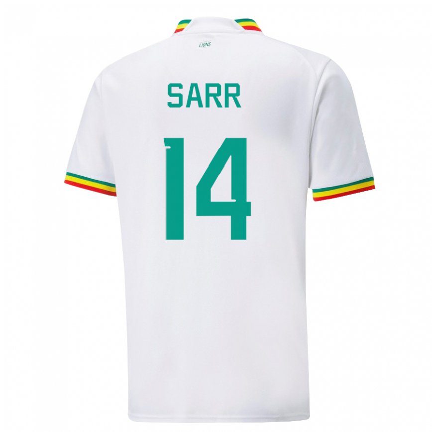 Vaikiškas Senegalo Pape Sarr #14 Baltas Namų Marškinėliai 22-24 T-shirt