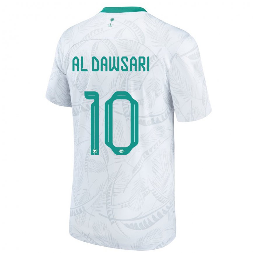 Vaikiškas Saudo Arabijos Salem Al Dawsari #10 Baltas Namų Marškinėliai 22-24 T-shirt