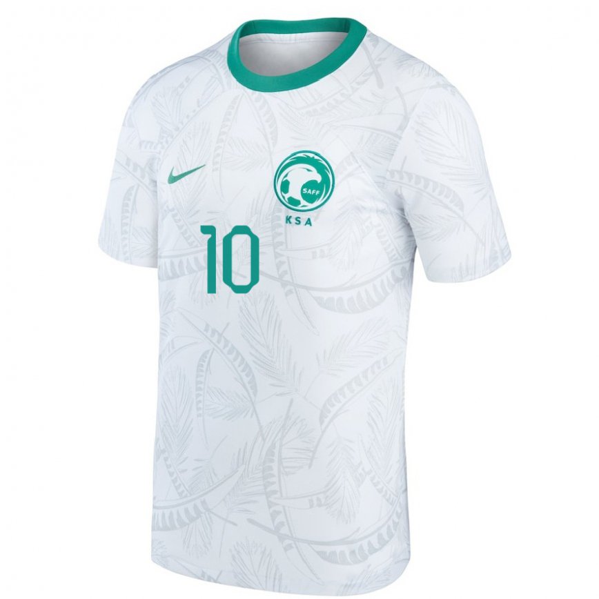 Vaikiškas Saudo Arabijos Salem Al Dawsari #10 Baltas Namų Marškinėliai 22-24 T-shirt