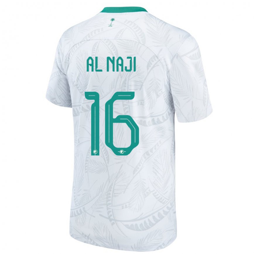 Vaikiškas Saudo Arabijos Sami Al Naji #16 Baltas Namų Marškinėliai 22-24 T-shirt