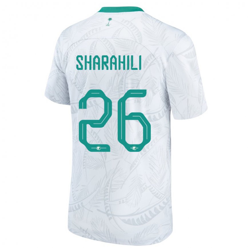 Vaikiškas Saudo Arabijos Riyadh Sharahili #26 Baltas Namų Marškinėliai 22-24 T-shirt