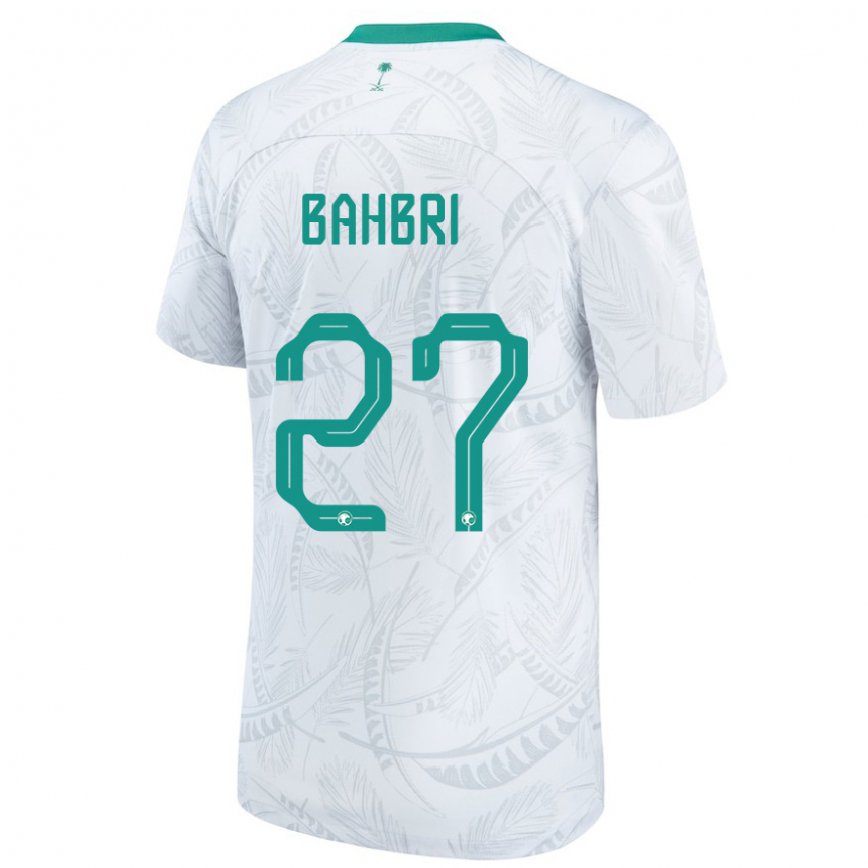 Vaikiškas Saudo Arabijos Hatan Bahbri #27 Baltas Namų Marškinėliai 22-24 T-shirt