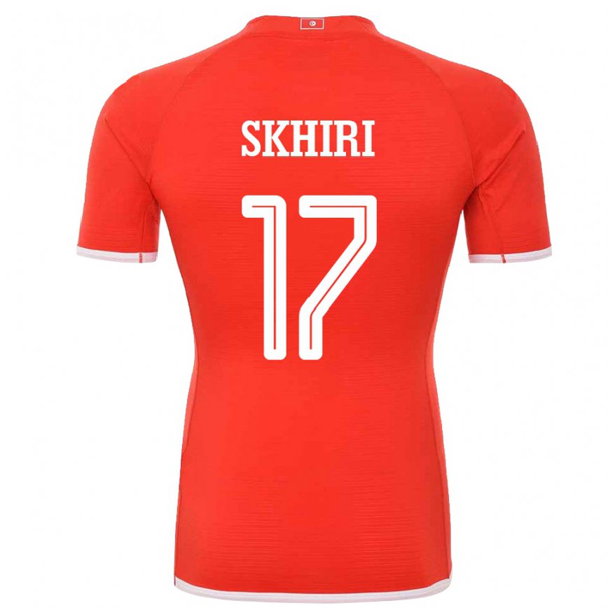 Vaikiškas Tuniso Ellyes Skhiri #17 Raudona Namų Marškinėliai 22-24 T-shirt