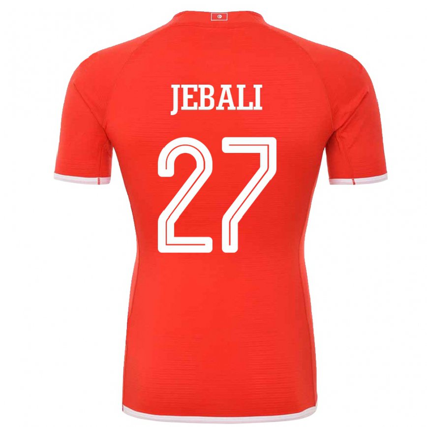 Vaikiškas Tuniso Issam Jebali #27 Raudona Namų Marškinėliai 22-24 T-shirt