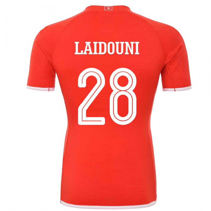 Vaikiškas Tuniso Aissa Laidouni #28 Raudona Namų Marškinėliai 22-24 T-shirt