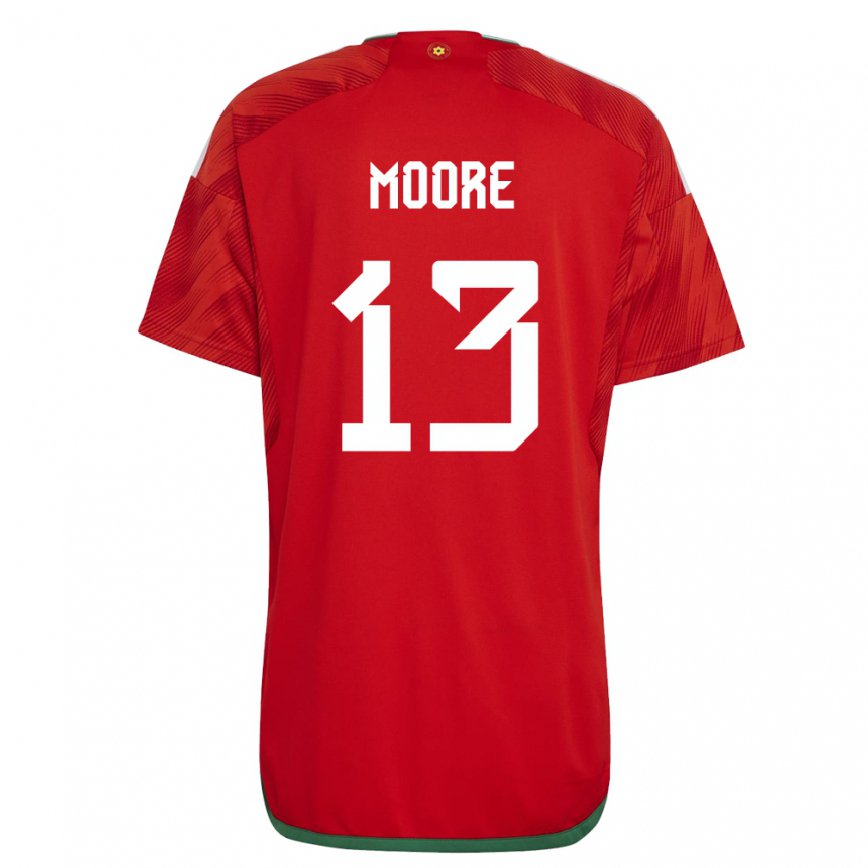 Vaikiškas Velso Kieffer Moore #13 Raudona Namų Marškinėliai 22-24 T-shirt