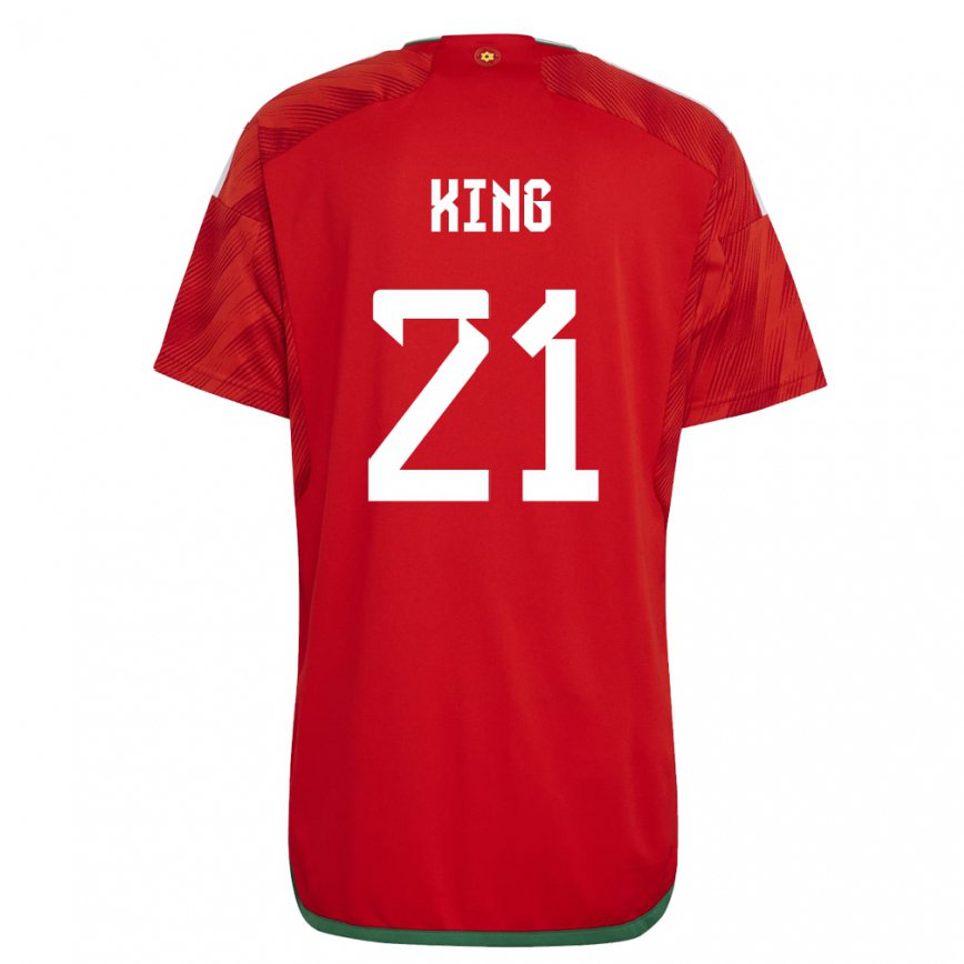 Vaikiškas Velso Tom King #21 Raudona Namų Marškinėliai 22-24 T-shirt