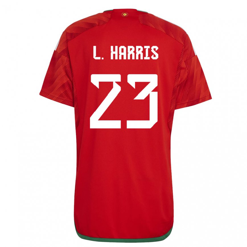 Vaikiškas Velso Luke Harris #23 Raudona Namų Marškinėliai 22-24 T-shirt