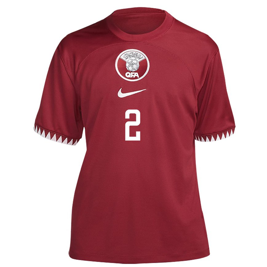 Vaikiškas Kataro Ro Ro #2 Maroon Namų Marškinėliai 22-24 T-shirt