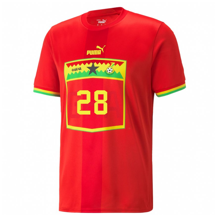 Vaikiškas Ganos Daniel Afriyie #28 Raudona Išvykos Marškinėliai 22-24 T-shirt