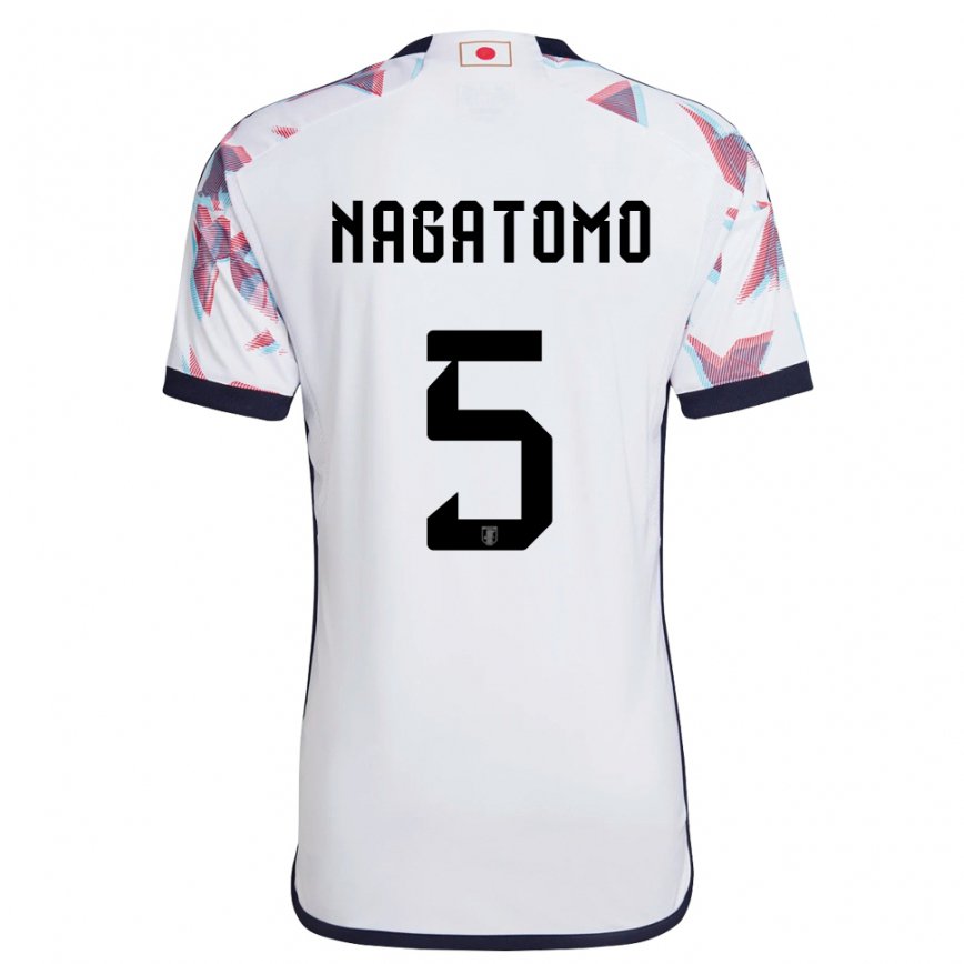 Vaikiškas Japonijos Yuto Nagatomo #5 Baltas Išvykos Marškinėliai 22-24 T-shirt