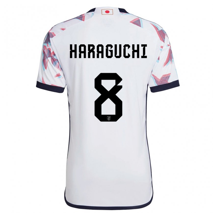 Vaikiškas Japonijos Genki Haraguchi #8 Baltas Išvykos Marškinėliai 22-24 T-shirt