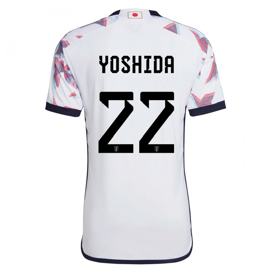 Vaikiškas Japonijos Maya Yoshida #22 Baltas Išvykos Marškinėliai 22-24 T-shirt