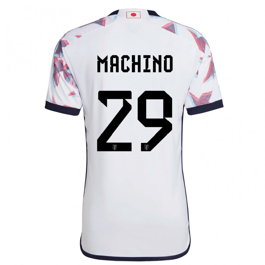 Vaikiškas Japonijos Shuto Machino #29 Baltas Išvykos Marškinėliai 22-24 T-shirt