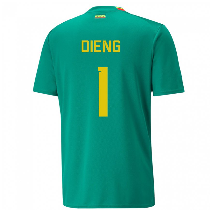 Vaikiškas Senegalo Timothy Dieng #1 Žalias Išvykos Marškinėliai 22-24 T-shirt