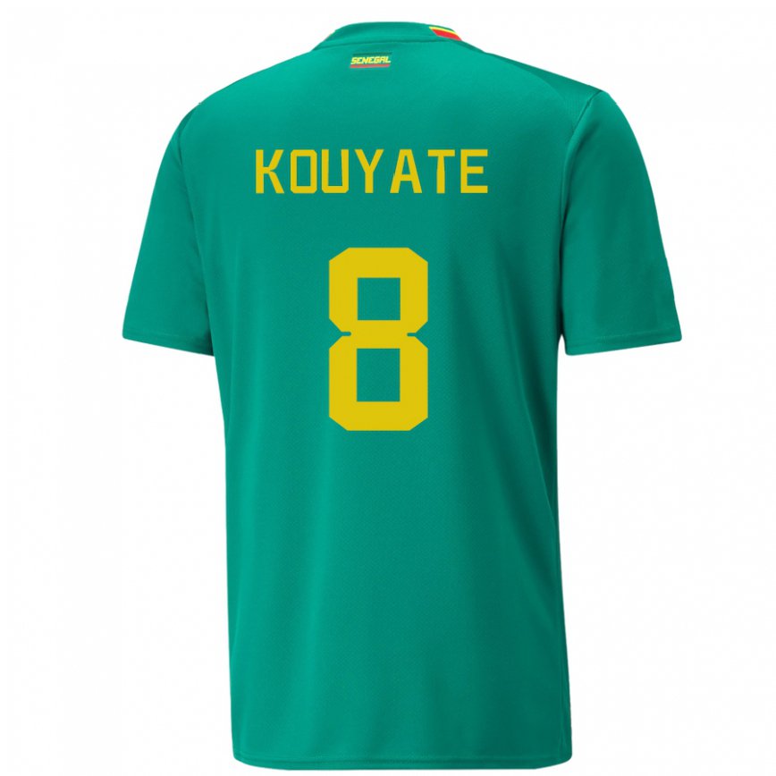 Vaikiškas Senegalo Cheikhou Kouyate #8 Žalias Išvykos Marškinėliai 22-24 T-shirt