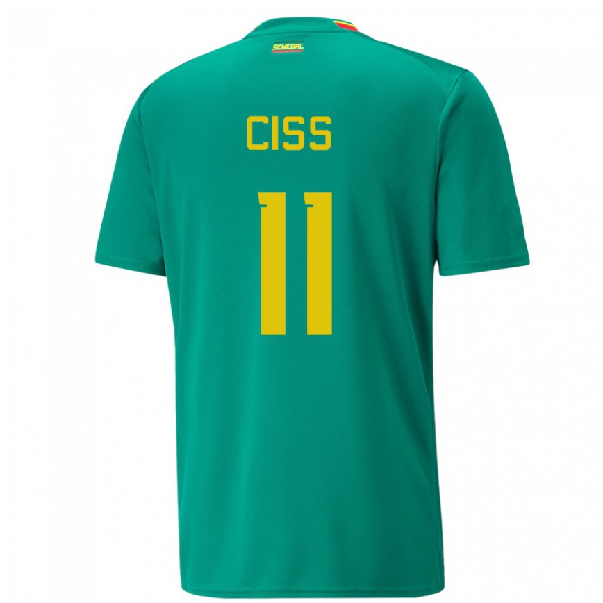 Vaikiškas Senegalo Pathe Ciss #11 Žalias Išvykos Marškinėliai 22-24 T-shirt