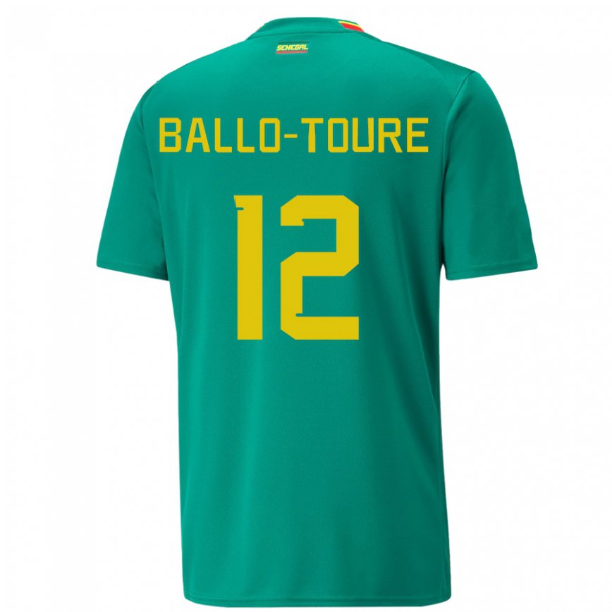 Vaikiškas Senegalo Fode Ballo-toure #12 Žalias Išvykos Marškinėliai 22-24 T-shirt