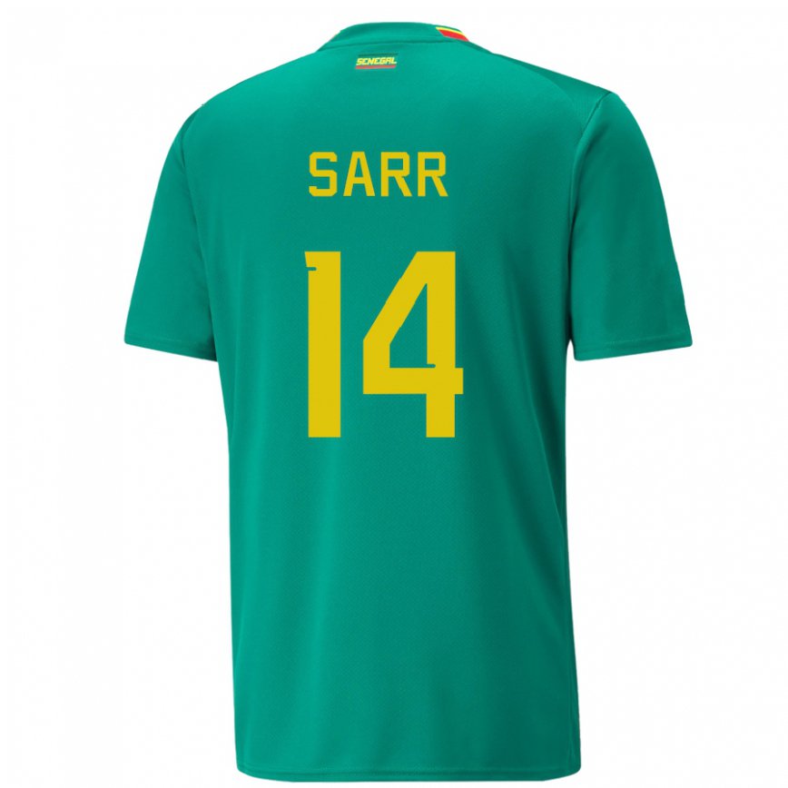 Vaikiškas Senegalo Pape Sarr #14 Žalias Išvykos Marškinėliai 22-24 T-shirt