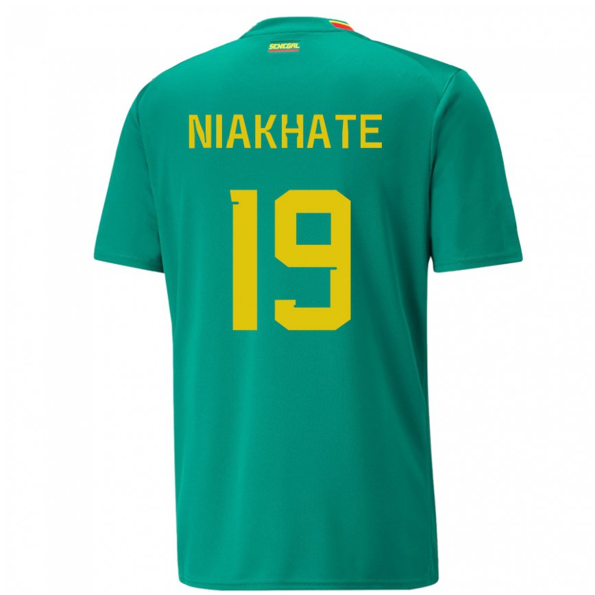 Vaikiškas Senegalo Moussa Niakhate #19 Žalias Išvykos Marškinėliai 22-24 T-shirt