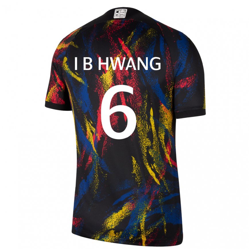 Vaikiškas Pietų Korėjos In-beom Hwang #6 Daugiaspalvis Išvykos Marškinėliai 22-24 T-shirt