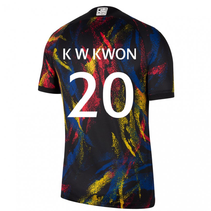 Vaikiškas Pietų Korėjos Kyung-won Kwon #20 Daugiaspalvis Išvykos Marškinėliai 22-24 T-shirt