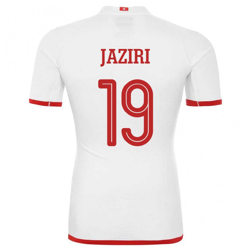 Vaikiškas Tuniso Seifeddin Jaziri #19 Baltas Išvykos Marškinėliai 22-24 T-shirt