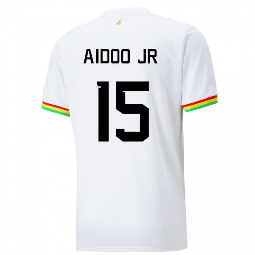 Vyrai Ganos Joseph Aidoo #15 Baltas Namų Marškinėliai 22-24 T-shirt