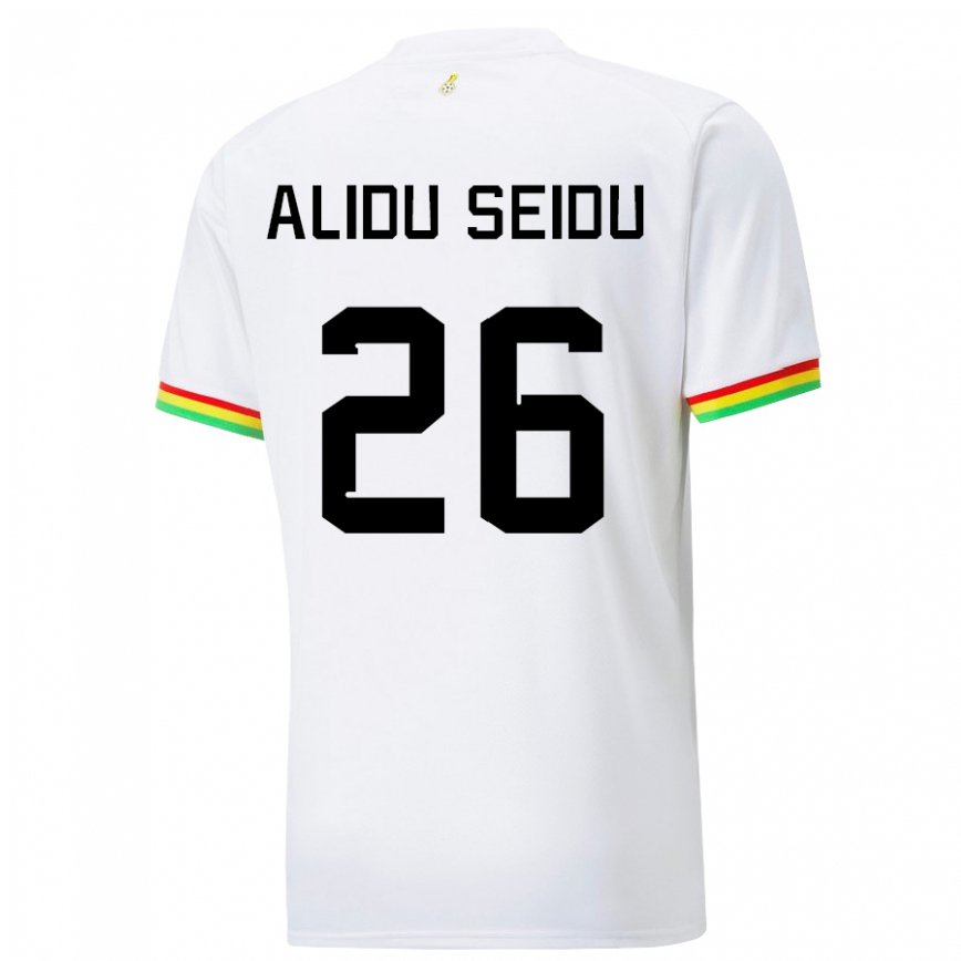 Vyrai Ganos Alidu Seidu #26 Baltas Namų Marškinėliai 22-24 T-shirt