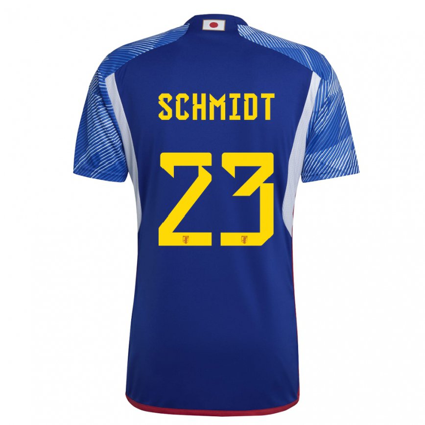 Vyrai Japonijos Daniel Schmidt #23 Karališkai Mėlyna Namų Marškinėliai 22-24 T-shirt