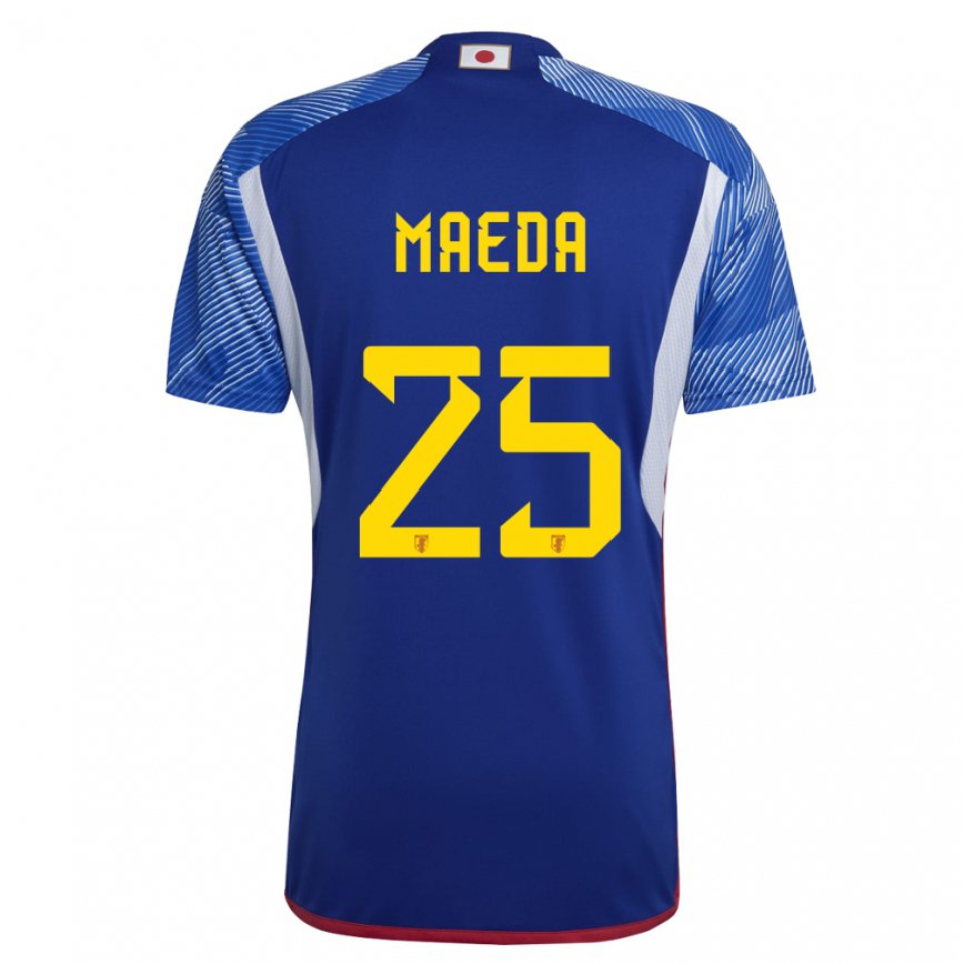 Vyrai Japonijos Daizen Maeda #25 Karališkai Mėlyna Namų Marškinėliai 22-24 T-shirt