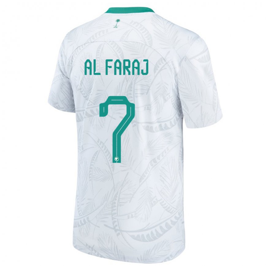 Vyrai Saudo Arabijos Salman Al Faraj #7 Baltas Namų Marškinėliai 22-24 T-shirt