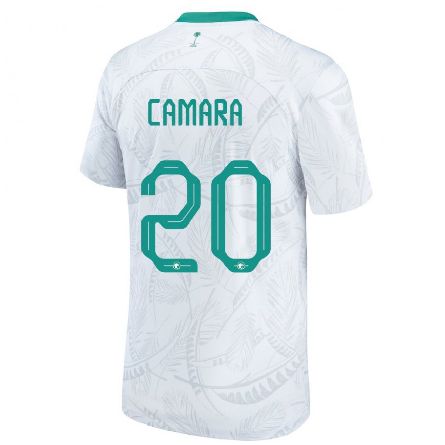 Vyrai Saudo Arabijos Haroune Camara #20 Baltas Namų Marškinėliai 22-24 T-shirt