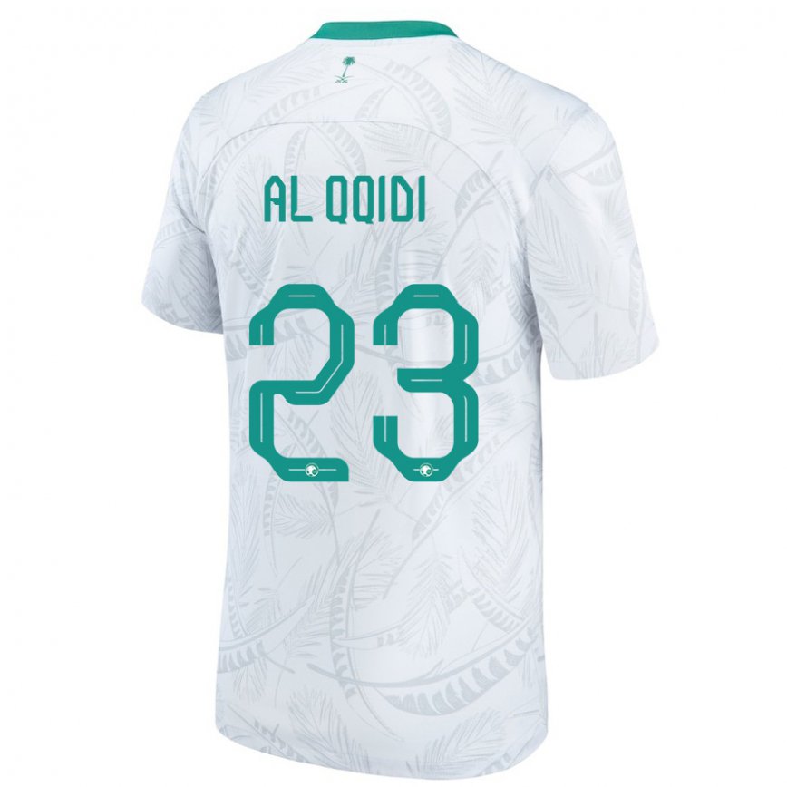 Vyrai Saudo Arabijos Nawaf Al Qqidi #23 Baltas Namų Marškinėliai 22-24 T-shirt