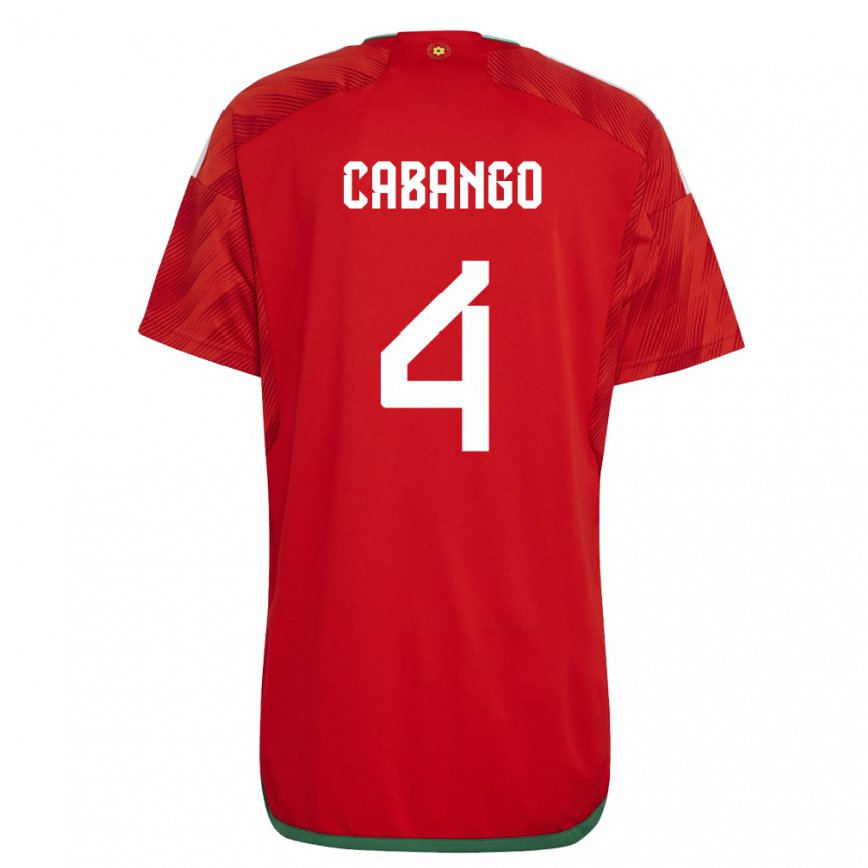 Vyrai Velso Ben Cabango #4 Raudona Namų Marškinėliai 22-24 T-shirt