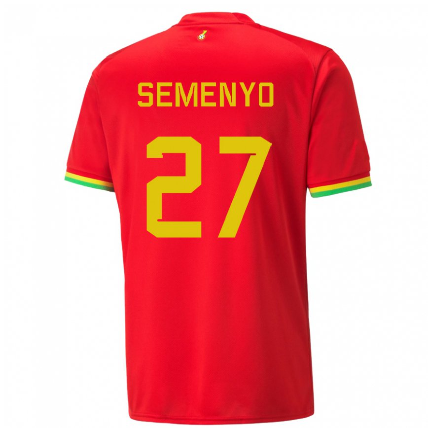 Vyrai Ganos Antoine Semenyo #27 Raudona Išvykos Marškinėliai 22-24 T-shirt