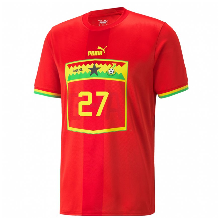 Vyrai Ganos Antoine Semenyo #27 Raudona Išvykos Marškinėliai 22-24 T-shirt