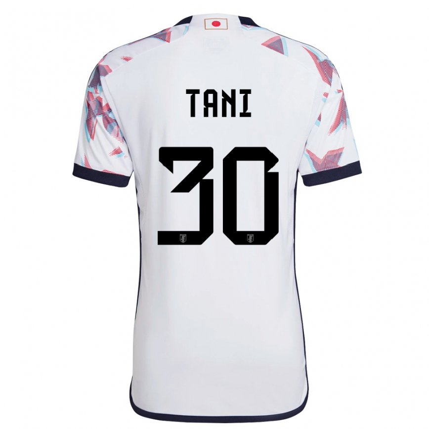 Vyrai Japonijos Kosei Tani #30 Baltas Išvykos Marškinėliai 22-24 T-shirt