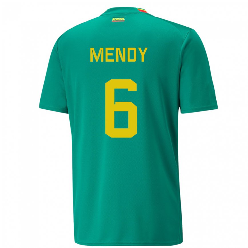 Vyrai Senegalo Nampalys Mendy #6 Žalias Išvykos Marškinėliai 22-24 T-shirt